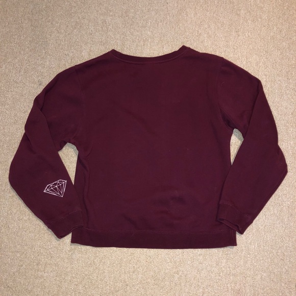 Diamond burgundy crew neck - Picture 4 of 4